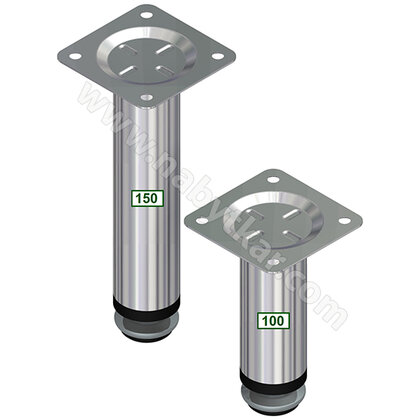 Nábytk.noha Fi25 10kg, chróm