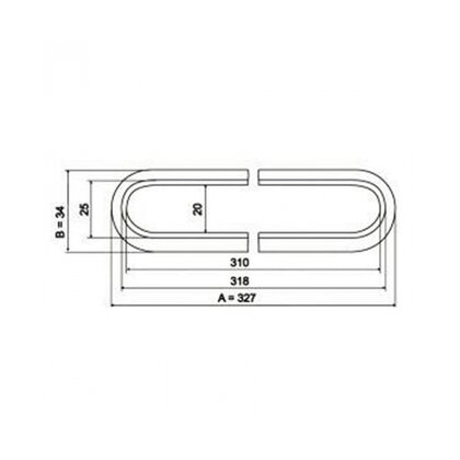 Prechodka na papier 326 x 35