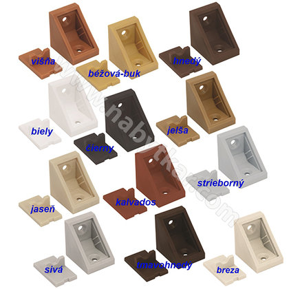 Uholník plastový 24x20x24