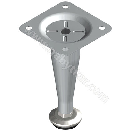 Noha HD-01, kónus 100mm, mat.chróm / Gt