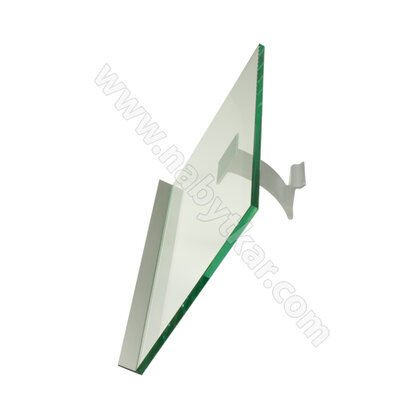 Wall sys. - Sklenený držiak na dokumenty " V " Wall sys. - Sklenený držiak na dokumenty " V "