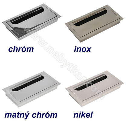 Prechodka kábla kovová 80 x 158 mm Prechodka kábla kovová 80 x 158 mm