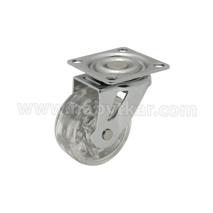 Transparentné  koliesko fi50