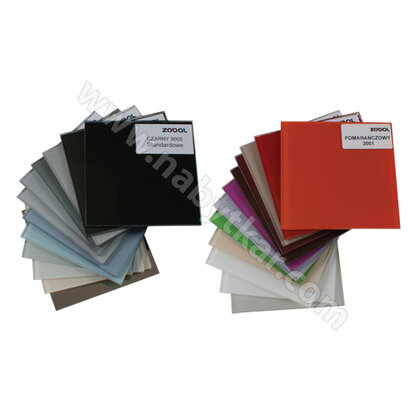 Vzorkovník skiel LACOBEL