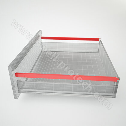 EVOLUTION 86 reling hranatý,sivý /Swell