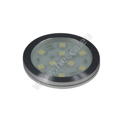 LED bodovka - NO60, 1.8W, DC12V, biela studená, hliník / Hecca