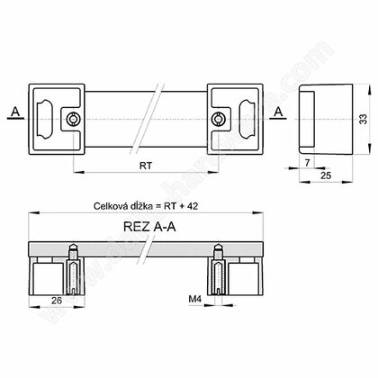 Madlo F6044B, chróm