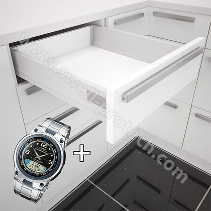 SET - Evobox plus A01 500mm sivy + hodinky AW82D