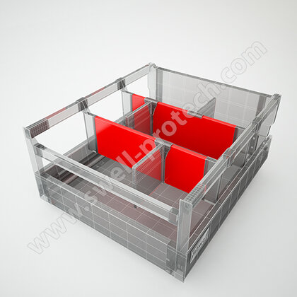 EVOLUTION 86 Deliaci profil hranatý, d-1100mm EVOLUTION 86 Deliaci profil hranatý, d-1100mm