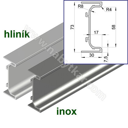 Gripless profil typ- "C"  L-3,5m Gripless profil typ- "C"  L-3,5m