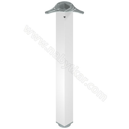 Stol.noha 60x60 s reguláciou, biela