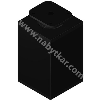 Nábytk.noha N 60x60 B "big" , čierna Nábytk.noha N 60x60 B "big" , čierna