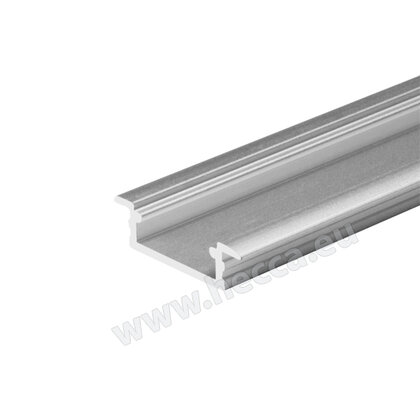 LED PROFIL - Zafrézovatelný profil - hliník, 2m (bez krycej lišty)/LC LED PROFIL - Zafrézovatelný profil - hliník, 2m (bez krycej lišty)/LC