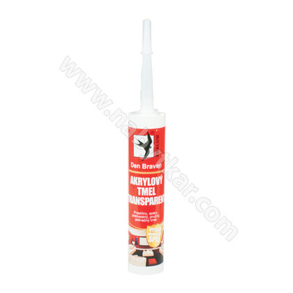 Tmel akrylový 280 ml biely SILVER line  / Den Br. Tmel akrylový 280 ml biely SILVER line  / Den Br.