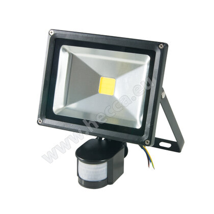 Led reflektor so snímačom pohybu 30W, 4000-4500K