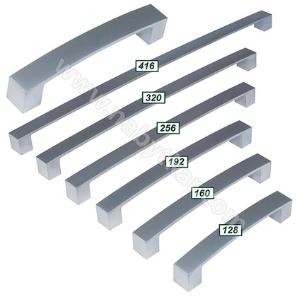 Madlá UU24G08, matný chróm, Gamet Madlá UU24G08, matný chróm, Gamet