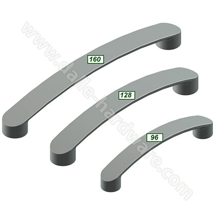 Madlo F105, matný chróm