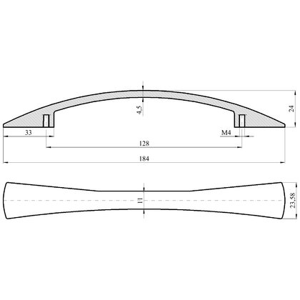 Madlo UN90, Gamet, rozteč 128