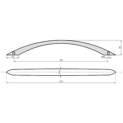 Madlo US2608/192, mat.chróm /Gamet
