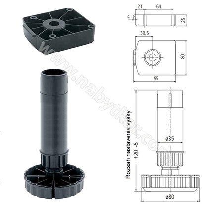 Rekt.noha PVC-R5-BIG Rekt.noha PVC-R5-BIG