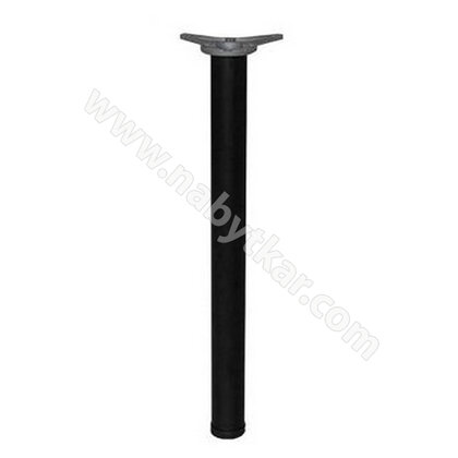 Stol.noha 60/820mm na centr. skrutku, čierna /ATM