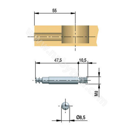 Excenter pre namahane spoje SPIRAL LOCK (hl.karta -sklada sa z 3 podkariet) Excenter pre namahane spoje SPIRAL LOCK (hl.karta -sklada sa z 3 podkariet)