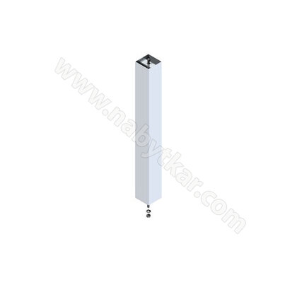 Stredný profil 80x80 v-700mm na podnož HD241 , inox Stredný profil 80x80 v-700mm na podnož HD241 , inox