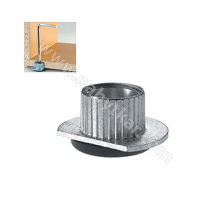 Rekt. noha Art.304 d.28/D.50mm + 10mm zinkzl/plast Rekt. noha Art.304 d.28/D.50mm + 10mm zinkzl/plast