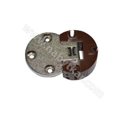 Záves kíbový 30 x 12 kov - plast Záves kíbový 30 x 12 kov - plast