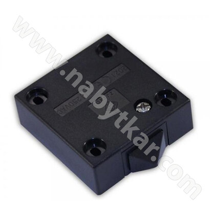 Mechanický vypinač do presuvných dverí 2A, čierny