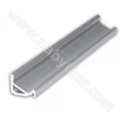 LED PROFIL - 16x13mm Rohový, Profil - hliník, 2m, bez krycej lišty/CP
