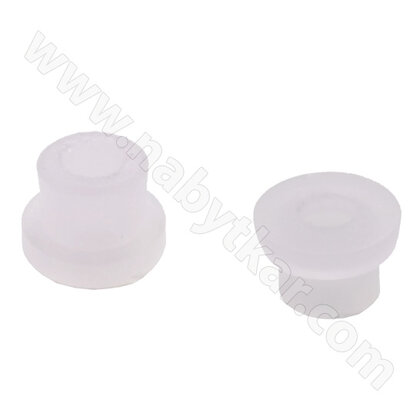 Krytka fi 5 mm na prekrytie otvorov na podperky políc, biela (min.bal:200 ks!)