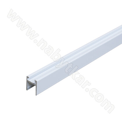 Profil vrchný EKO 10mm, 2,0m biela lesklá,82401 /Laguna