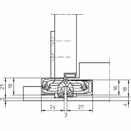 Podložka na záves Tectus TE 240 3D