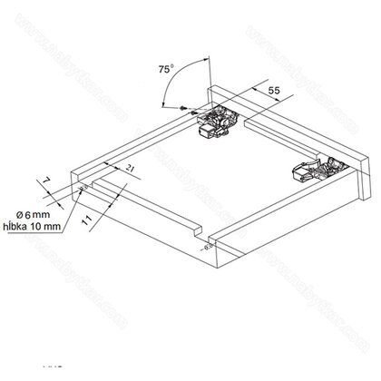 Skrytý čiastočný výsuv /Swell