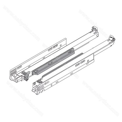 Skrytý pl.766H7000B MOVENTO 700mm, 60kg bez uch.č. s tlmení /Blum