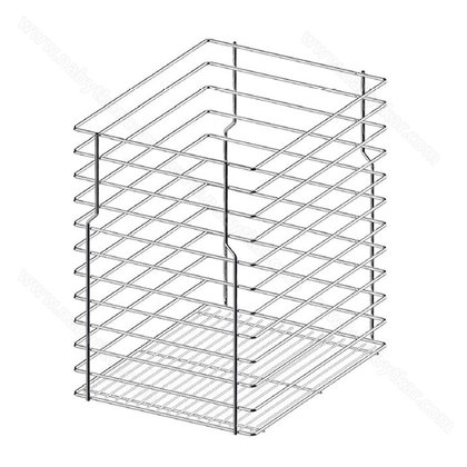 VARIANT MULTI košík spodný na prádlo, bez výsuvu, 450 mm,efekt chróm /Rejs