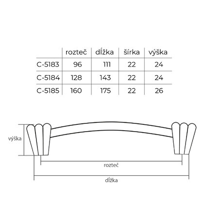 Madlo C-518 -G49 starý cín