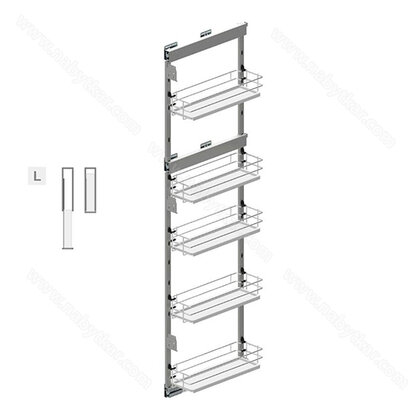 MAXIMA EVO II Cargo maxi bočné vysoké od 1700mm, 200 ľavá , chróm -biely  /Rejs