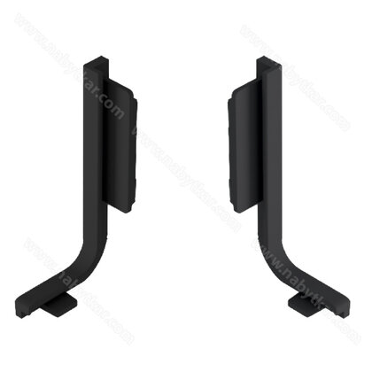 Gripless LIGHT koncovka na profil typ "L" čierna