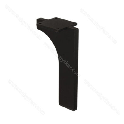 Nábytková noha NS34-120-L2 bez regulácie čierna / Gamet  Nábytková noha NS34-120-L2 bez regulácie čierna / Gamet