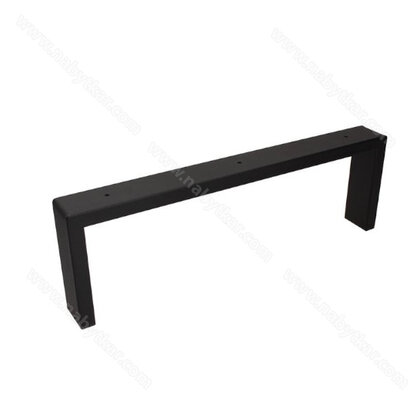 Nábytková noha NS40-120-370-L2 bez regulácie čierna / Gamet  Nábytková noha NS40-120-370-L2 bez regulácie čierna / Gamet