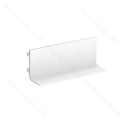 Gripless - Zvislý aj vodorovný profil jednostranný biely Rall 9016 mat. 2,75 m / LC