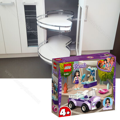 Darčekový Set 2019-V1905, Erg.kôš NUVO 2x Ľavý+LEGO