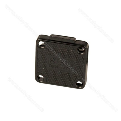 Zámok štvorcový SISO, čierny