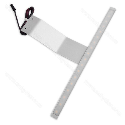 LED stopkové svietidlo - T-350, 4 W, DC12V,  mal.striebro