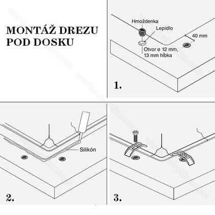 Drez LINE BE 50X40 R15, pod dosku /Teka