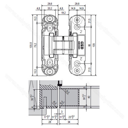 SADA: zámok AGB-OBYČ.-DM50-LM90 - nikel+protikus+2x záves Eclipse bez podložky SADA: zámok AGB-OBYČ.-DM50-LM90 - nikel+protikus+2x záves Eclipse bez podložky