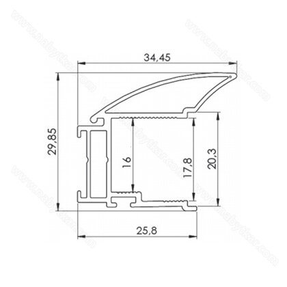 Madlo multiOMEGA WIDE (na širokú štetinu 0099) 2,7m/Laguna