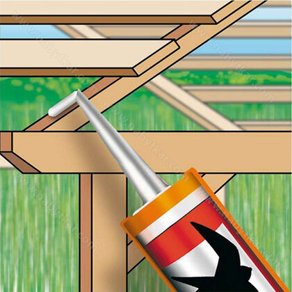 Konštrukčné PU lepidlo rýchloschnúce 300 ml / Den Brawen